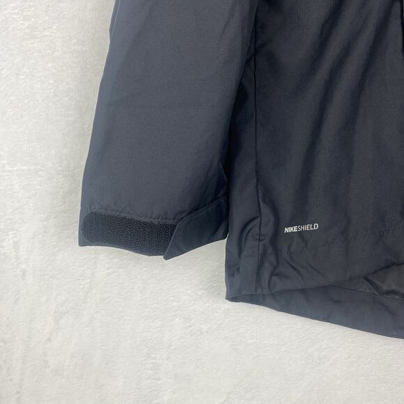 Nike Shield Orlando Pride Windbreaker Jacket Womens Large Black Hooded Full Zip - Picture 6 of 11